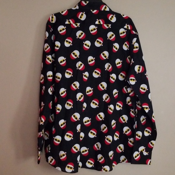 Men's Santa long sleeve shirt - Picture 2 of 5